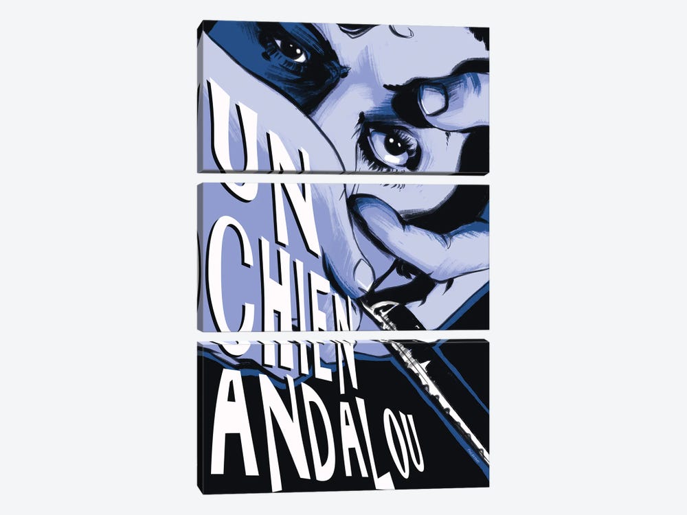 Un Chien Andalou by Phillip Ray 3-piece Canvas Artwork