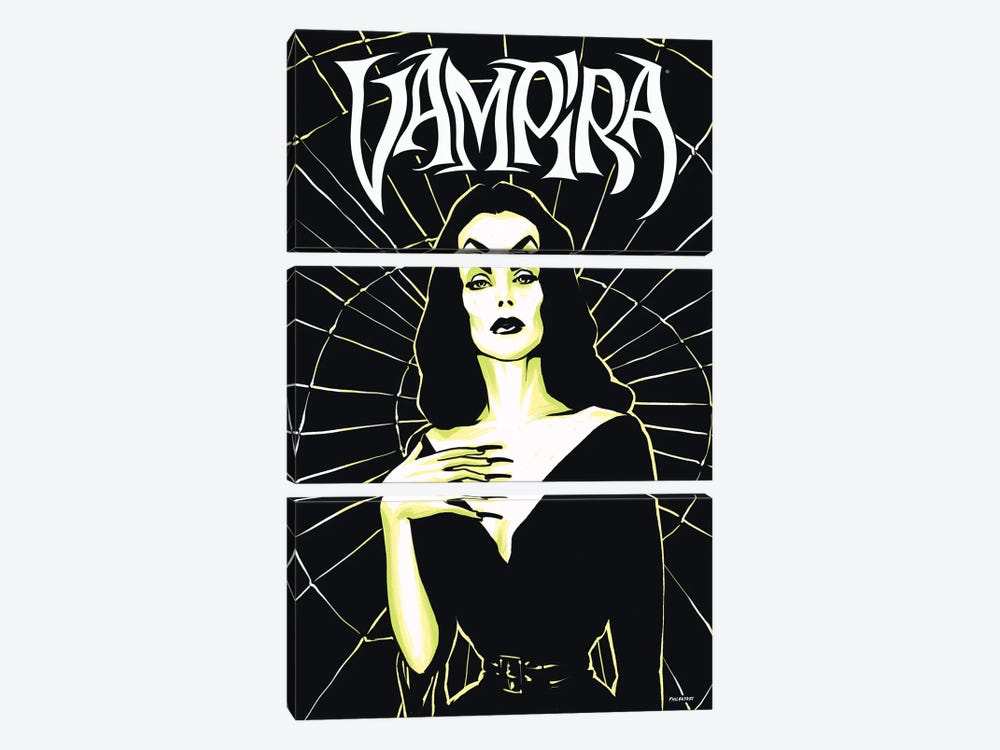 Vampira by Phillip Ray 3-piece Canvas Print