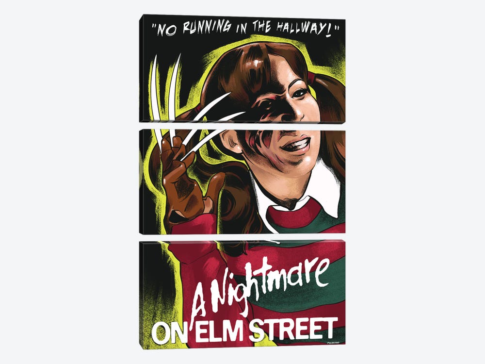 A Nightmare on Elm Street II by Phillip Ray 3-piece Canvas Print