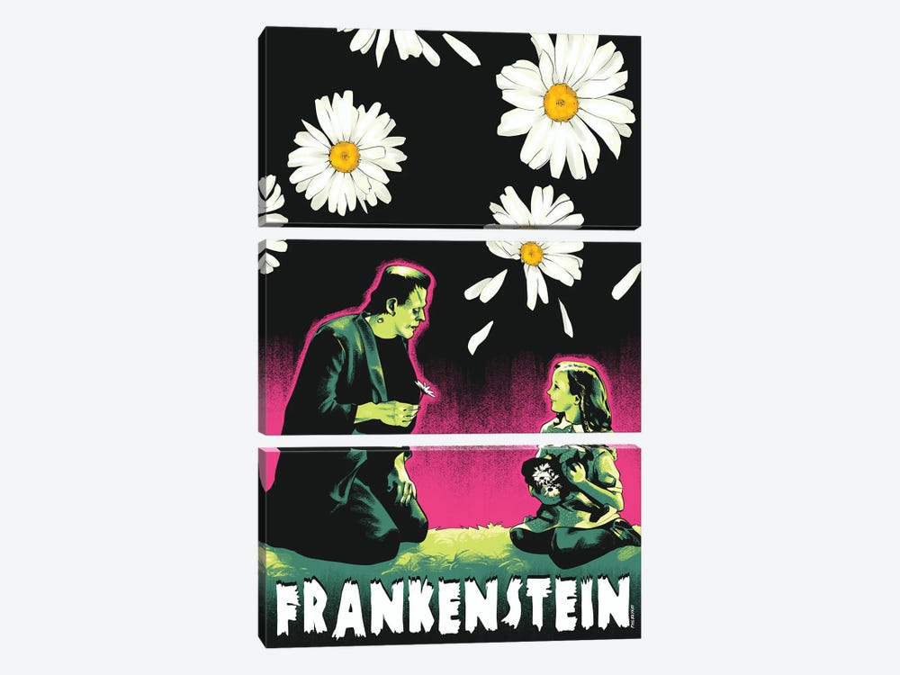 Frankenstein by Phillip Ray 3-piece Canvas Art Print