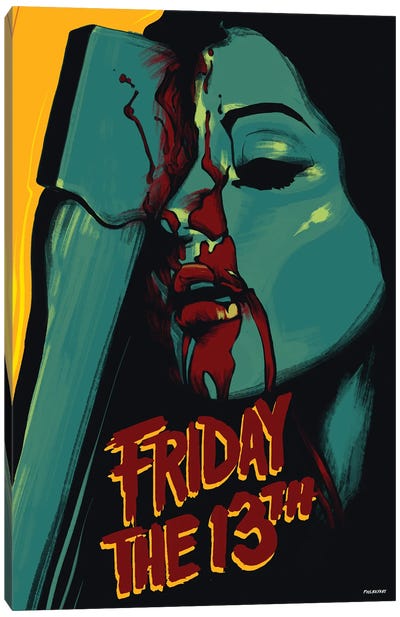 Friday the 13th Canvas Art Print - Horror Movie Art