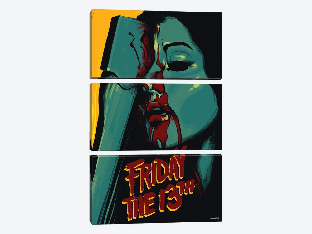 Friday the 13th by Phillip Ray 3-piece Canvas Art