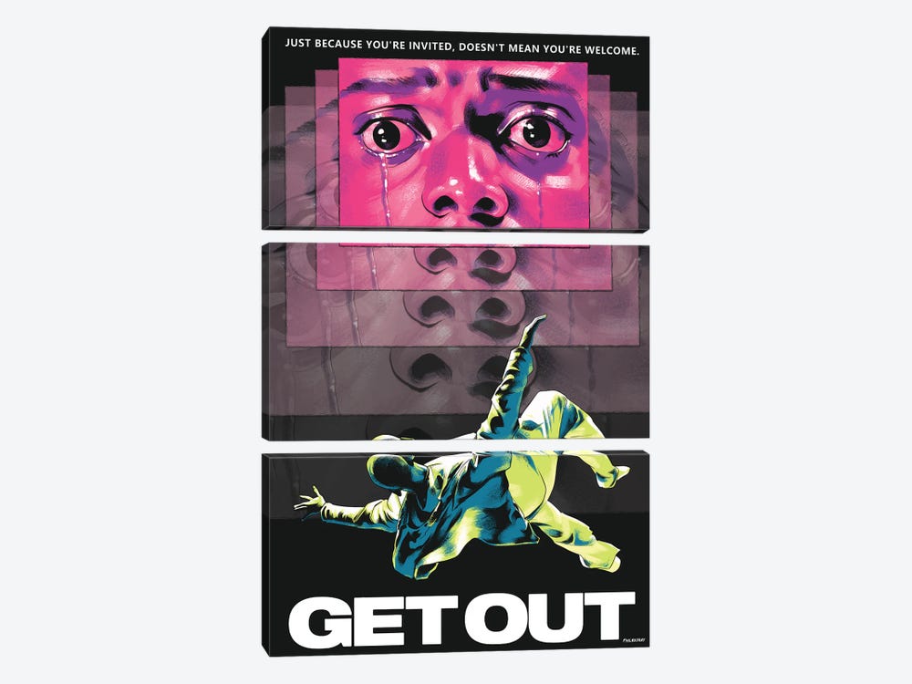 Get Out by Phillip Ray 3-piece Canvas Print