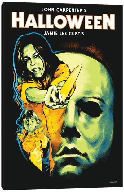 Halloween Canvas Art Print - Horror Movie Art