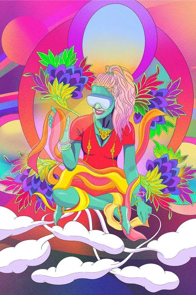 Psychedelic: Green Tara by Patrick Quirke