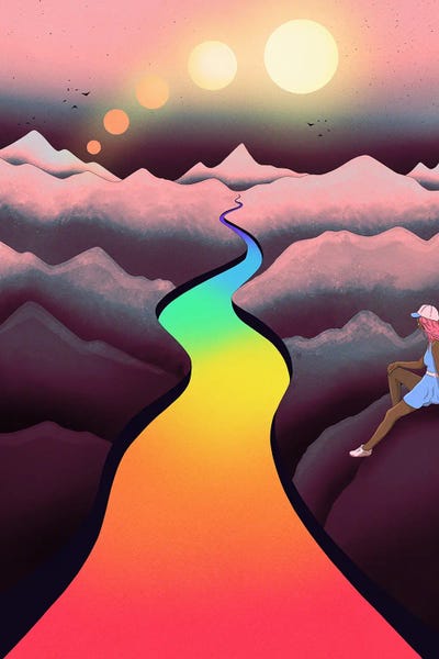 Psychedelic: Pride River by Patrick Quirke