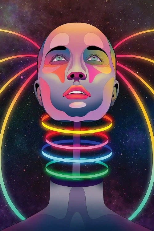 Neon Thought by Patrick Quirke wall art