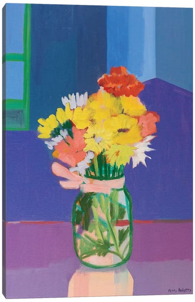 Flowers In A Room Canvas Art Print - Patty Rodgers