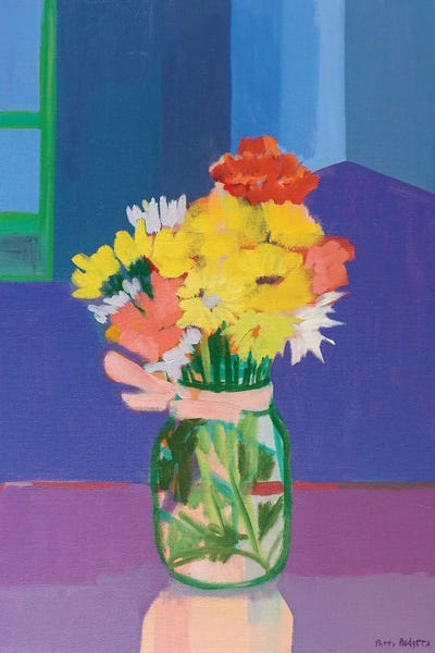 Fine Art Print: Flowers In A Room by Patty Rodgers
