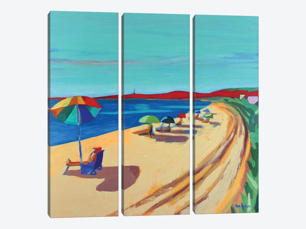 North Truro Beach by Patty Rodgers 3-piece Canvas Art Print
