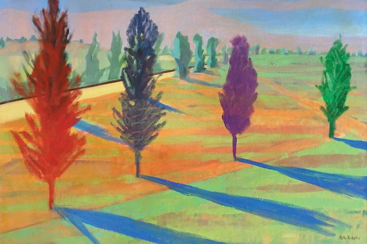 Prairie Stripes With Trees