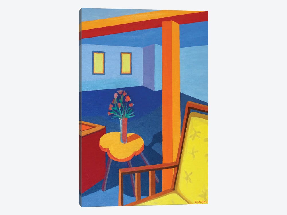 Room With Yellow Chair by Patty Rodgers 1-piece Canvas Print