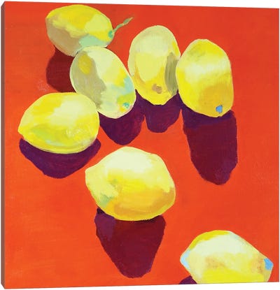 Array Of Lemons Canvas Art Print - Patty Rodgers