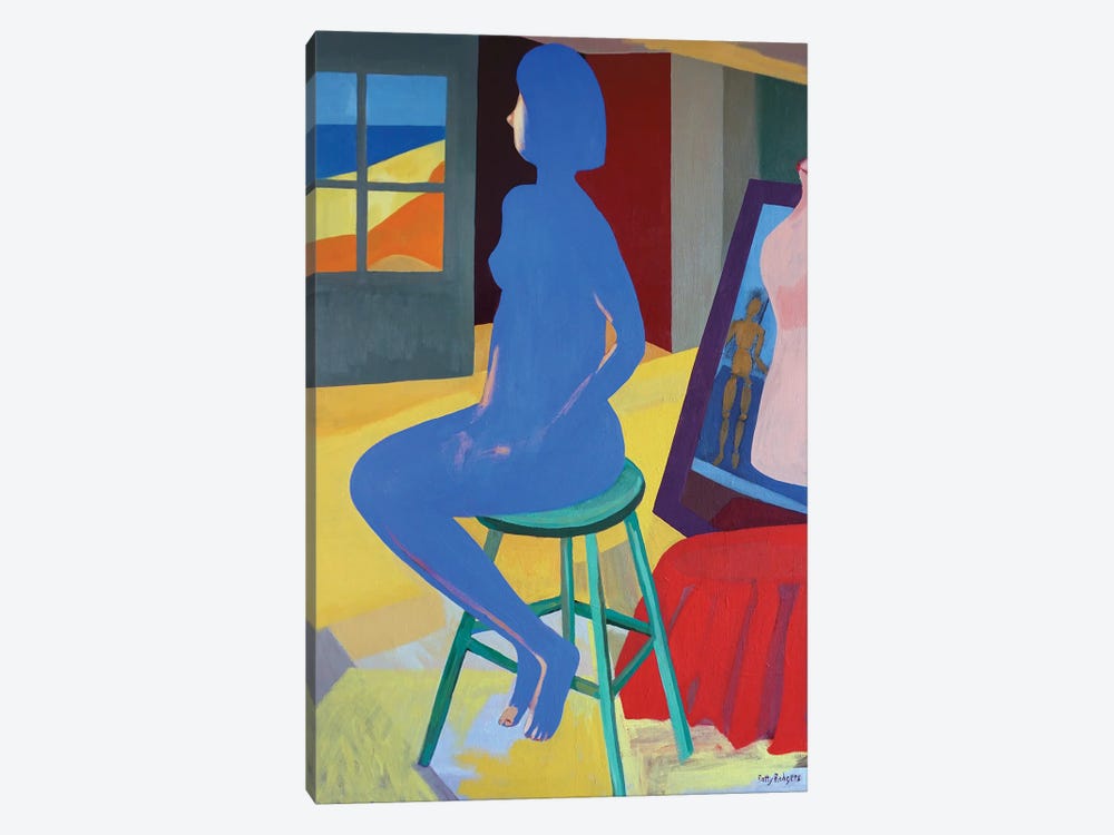 Blue Nude by Patty Rodgers 1-piece Canvas Print