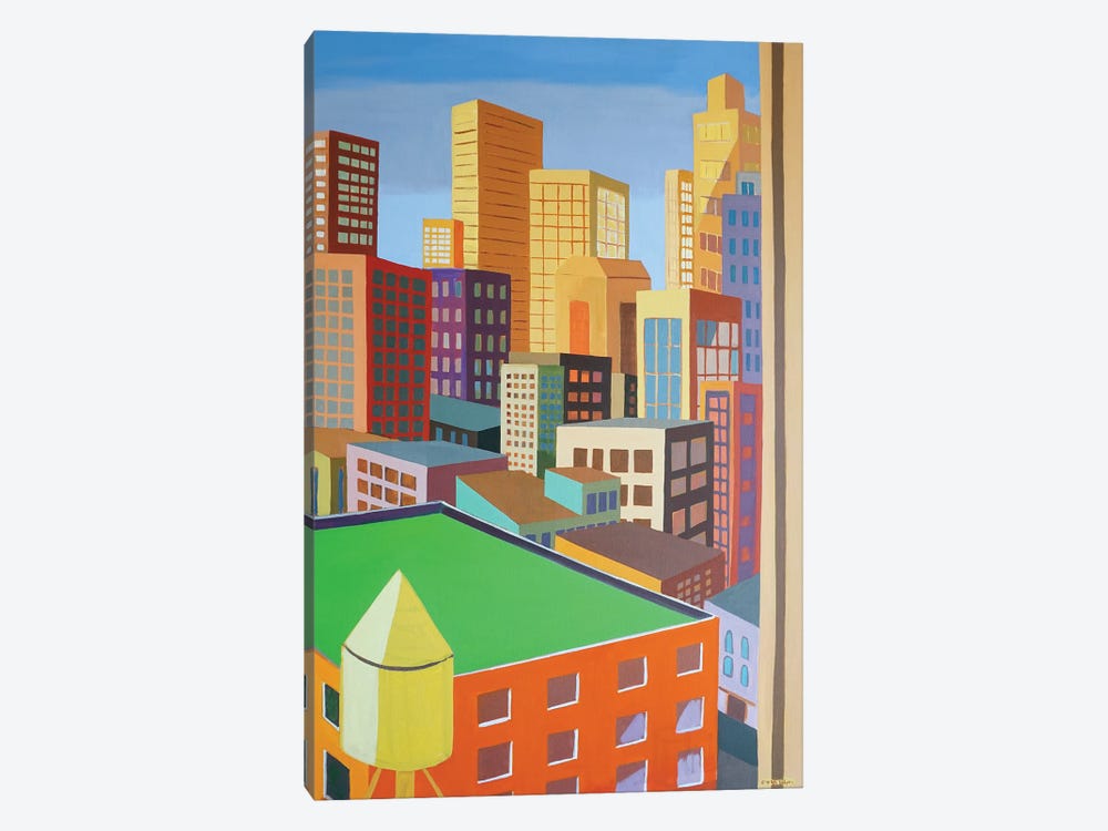 Geometry Of A City by Patty Rodgers 1-piece Art Print