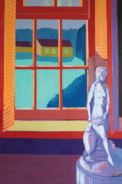 Canvas Print: New York Interior With Statue by Patty Rodgers