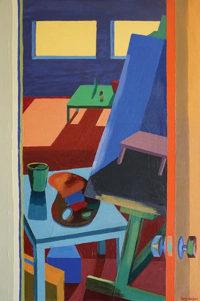 Vibrant Scenes in 2D: Palette And Painting by Patty Rodgers