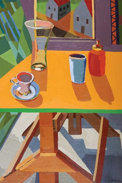 Modern Tablescapes: Drafting Table With Objects by Patty Rodgers