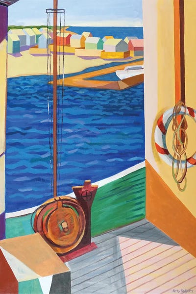 Vibrant Scenes in 2D: From The Fishing Boat by Patty Rodgers