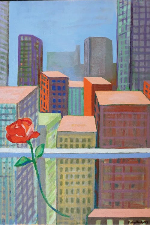 Rose On A City