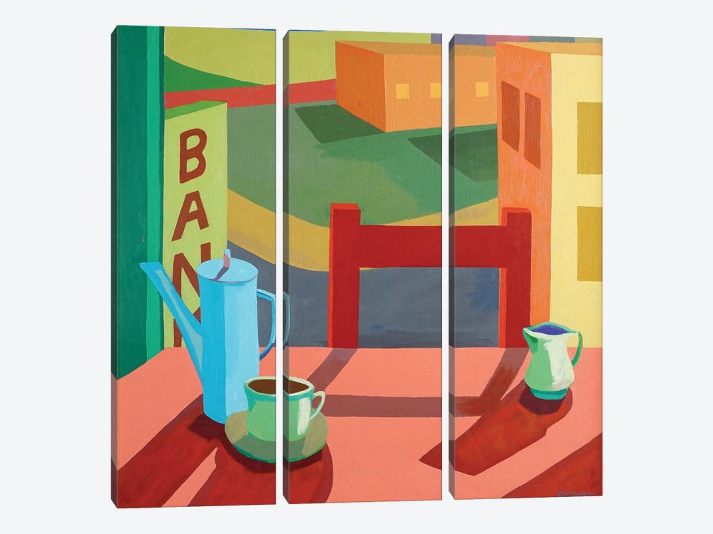 Bank by Patty Rodgers 3-piece Canvas Art