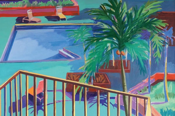 Similar To David Hockney: Poolside Florida by Patty Rodgers