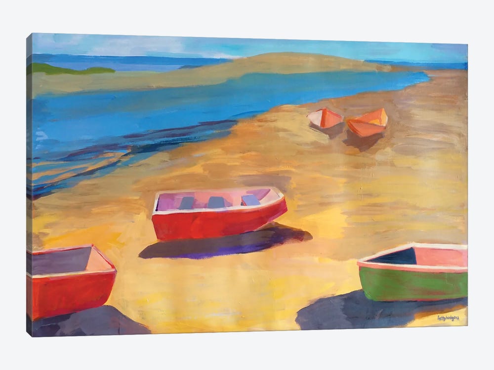 Pamet Harbor With Boats by Patty Rodgers 1-piece Art Print
