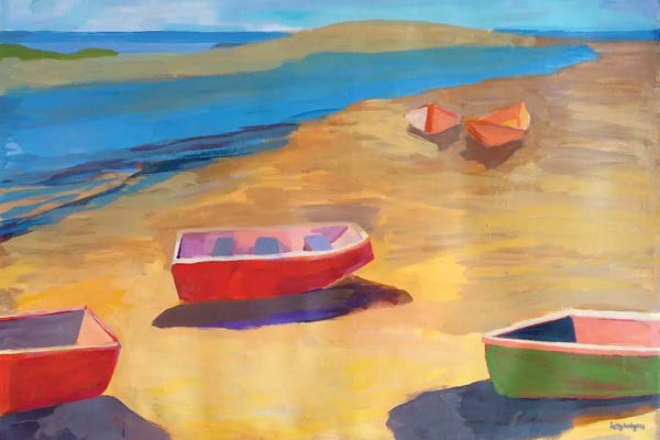 Harbors: Pamet Harbor With Boats by Patty Rodgers