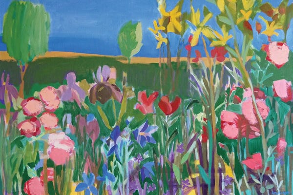 Gardening: Flowers By A Lake by Patty Rodgers