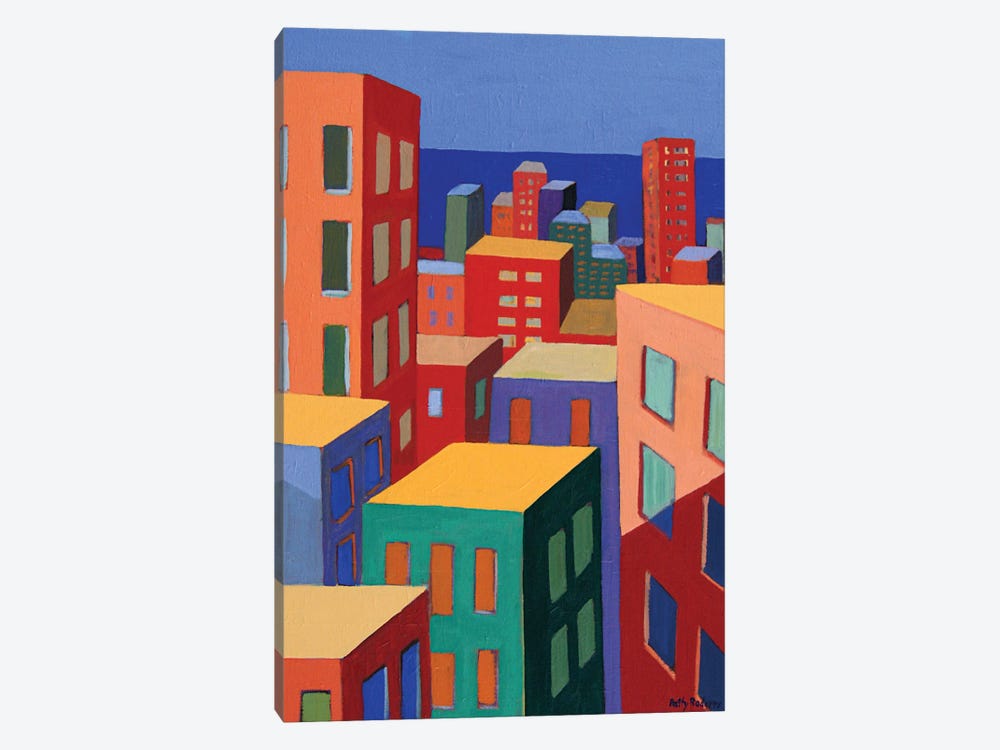 Jim's City by Patty Rodgers 1-piece Canvas Art