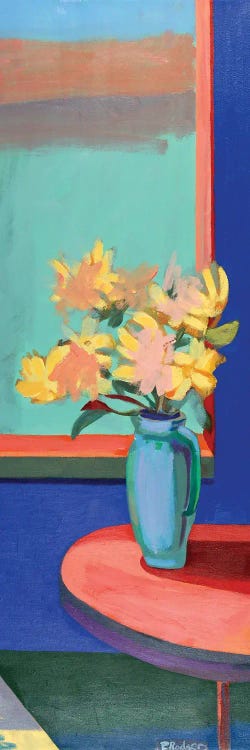 Yellow Flowers In A Room