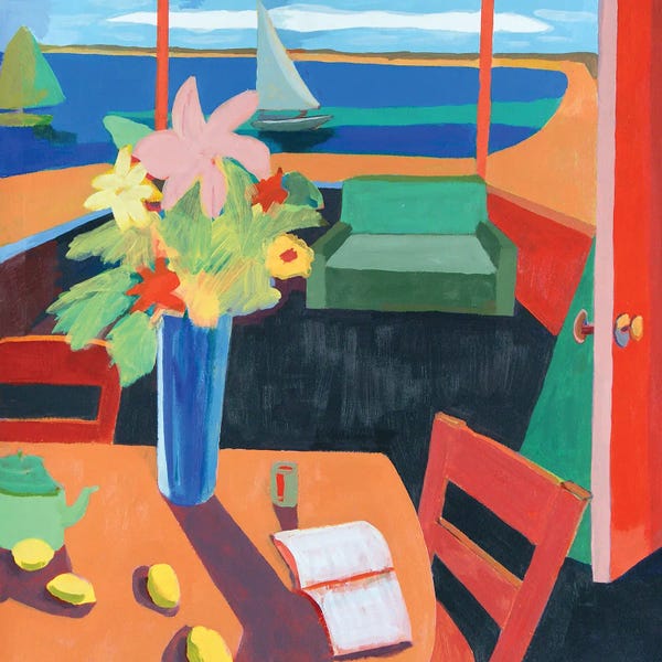 Windows: Interior With Cape Landscape by Patty Rodgers