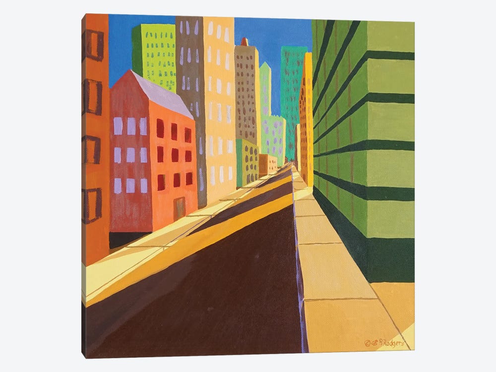 Empty Street by Patty Rodgers 1-piece Canvas Art