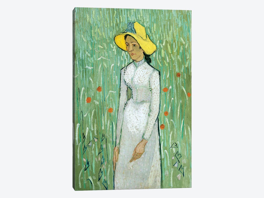 Girl in White, 1890 by Vincent van Gogh 1-piece Canvas Artwork