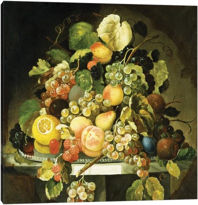 Still Life with Fruit, Canvas Art Print