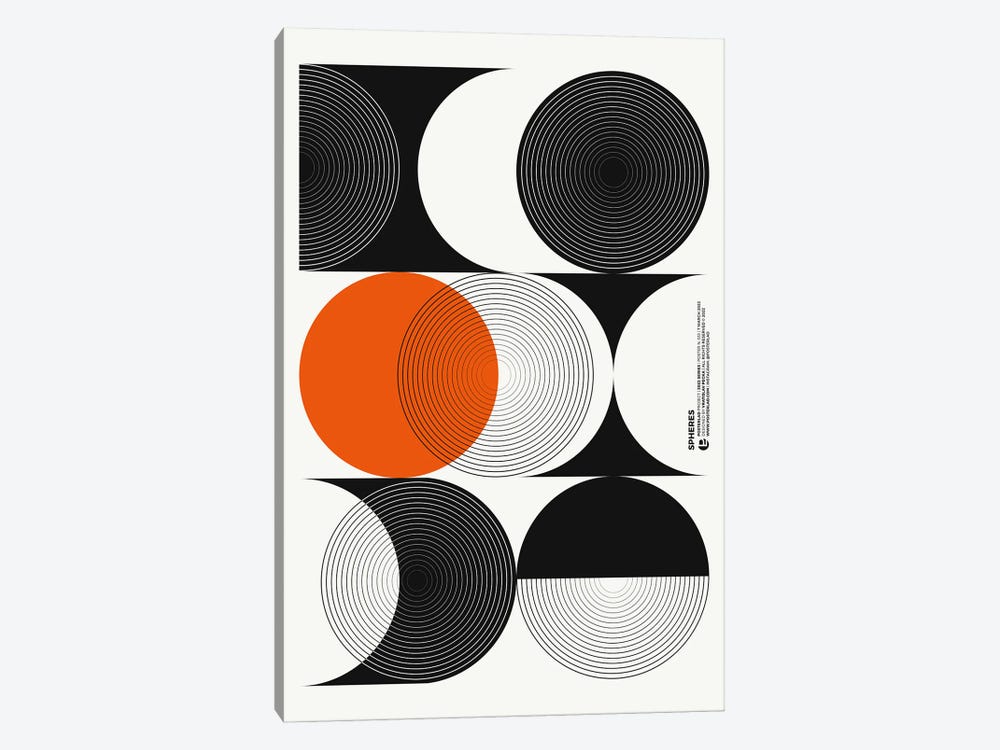 Spheres by PosterLad 1-piece Canvas Print