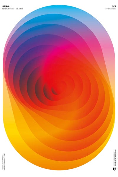 Scandinavian Office: Spiral by PosterLad