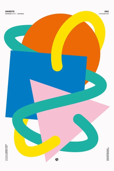 Scandinavian Office: Sweets by PosterLad