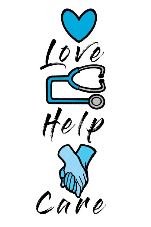 Love Help Care by Marcus Prime wall art