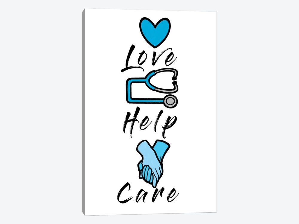 Love Help Care by Marcus Prime 1-piece Art Print