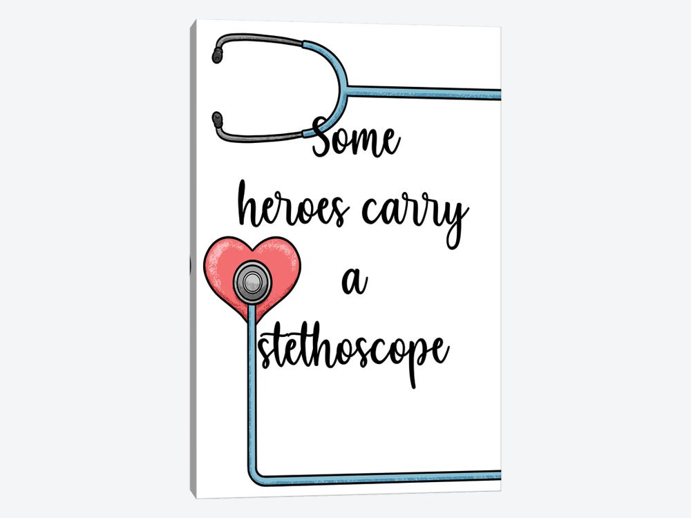 Stethoscope Heroes by Marcus Prime 1-piece Canvas Wall Art