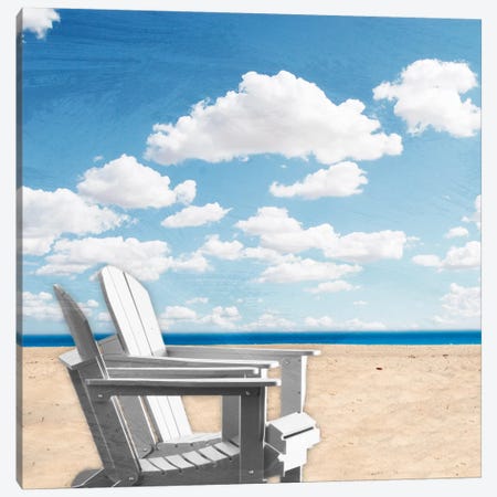 Beach Relaxing I Canvas Print #PRM1} by Marcus Prime Art Print