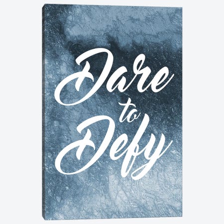 Dare To Defy Canvas Print #PRM26} by Marcus Prime Art Print