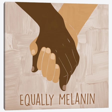 Equally Melanin Canvas Print #PRM280} by Marcus Prime Canvas Print