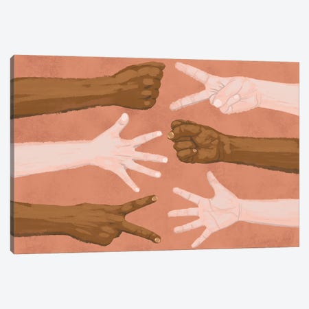 Equality Fun Canvas Print #PRM291} by Marcus Prime Canvas Art