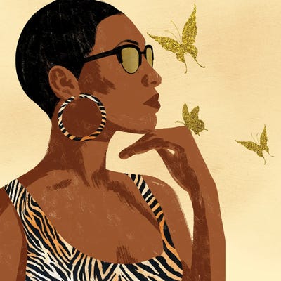 Fierce And Powerful I by Marcus Prime framed wall art