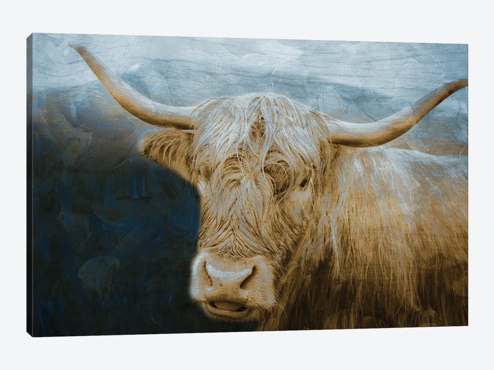 Marvelous Hairy Bull by Marcus Prime 1-piece Art Print