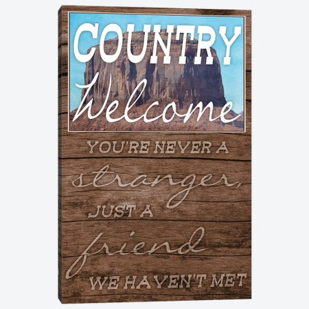 Country Welcome Canvas Print #PRM31} by Marcus Prime Canvas Art Print
