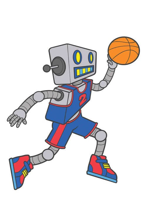 Robo Hoops IV by Marcus Prime wall art