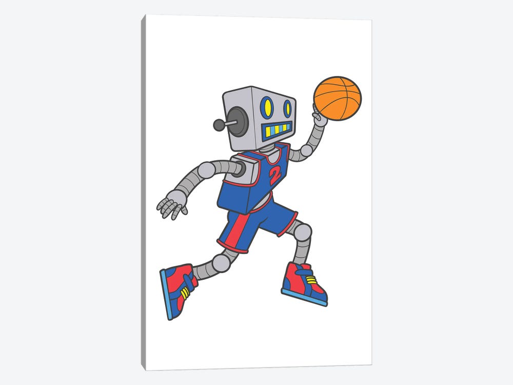 Robo Hoops IV by Marcus Prime 1-piece Canvas Art